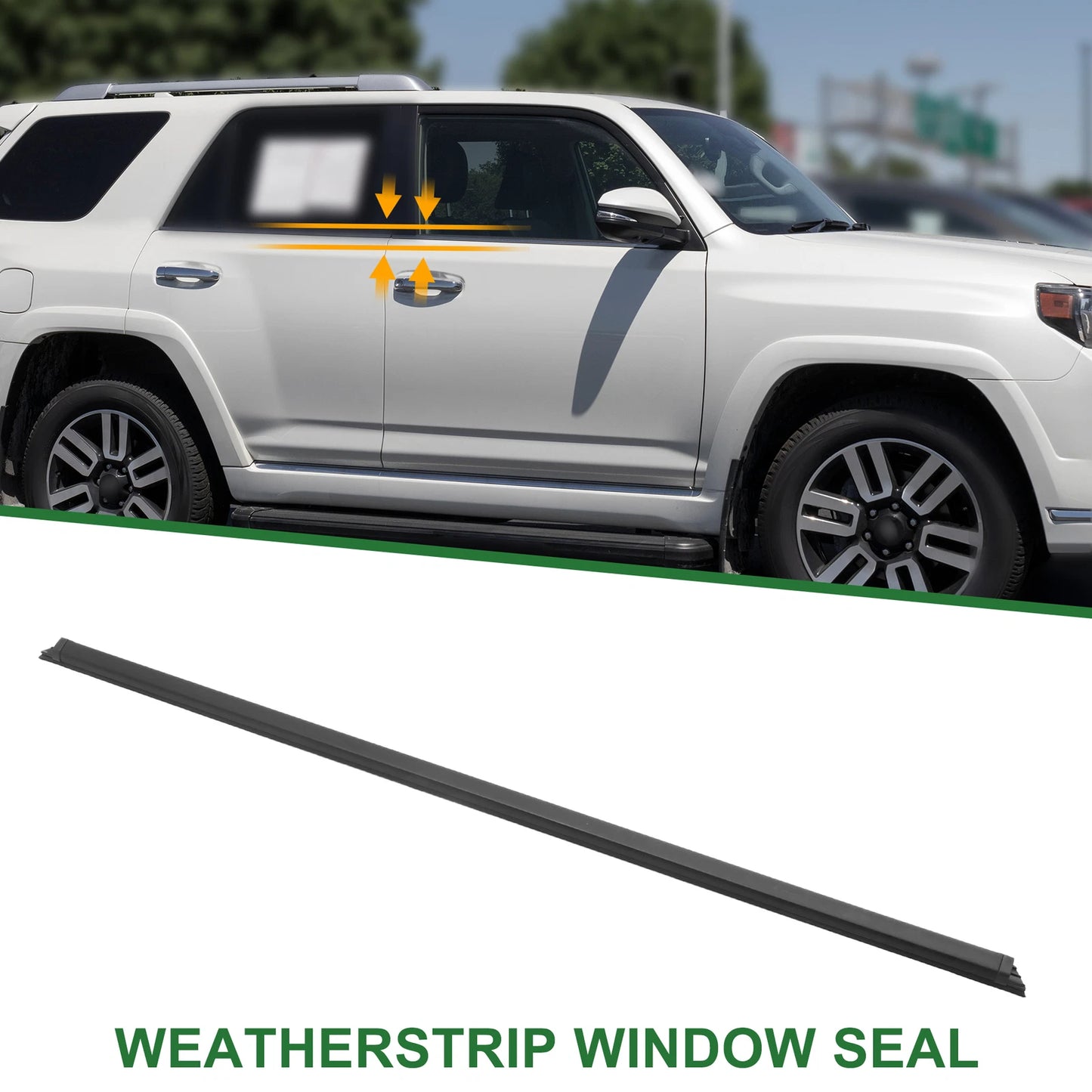 Rear Weatherstrip Window Seal for Toyota 4Runner (2003-2009)