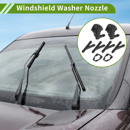 Windshield Washer Nozzle & Hose Connector for Honda