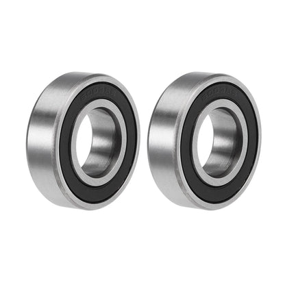 Deep Groove Ball Bearing Z2 17x35x10mm Double Sealed Chrome Steel 2 x