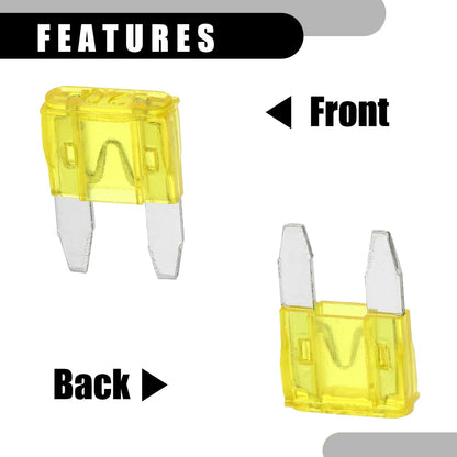 5 x Mini 20AMP APM/ATM Blade Fuses Short Circuit Protection for Car
