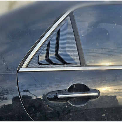 Carbon Fiber Look Side Vent Window Scoop Louvers for Honda Accord (03-07)