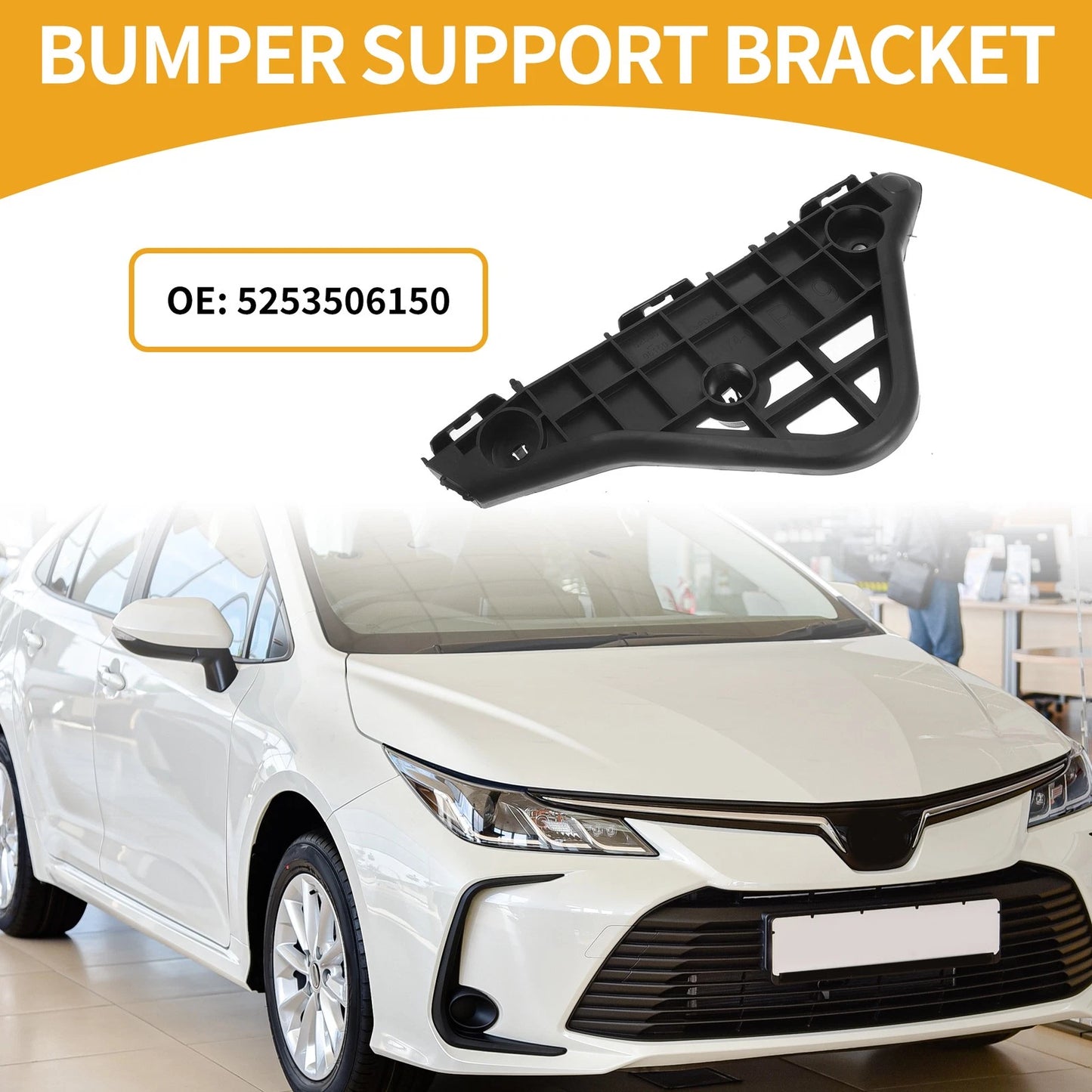 RH Front Bumper Support Bracket for Toyota Camry Aurion (2012-2014) 1 x Pc