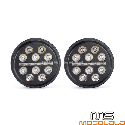 4.5" LED Fog Lights for Harley Dyna Sportster Softail Touring Forty Eight (2006-2023)