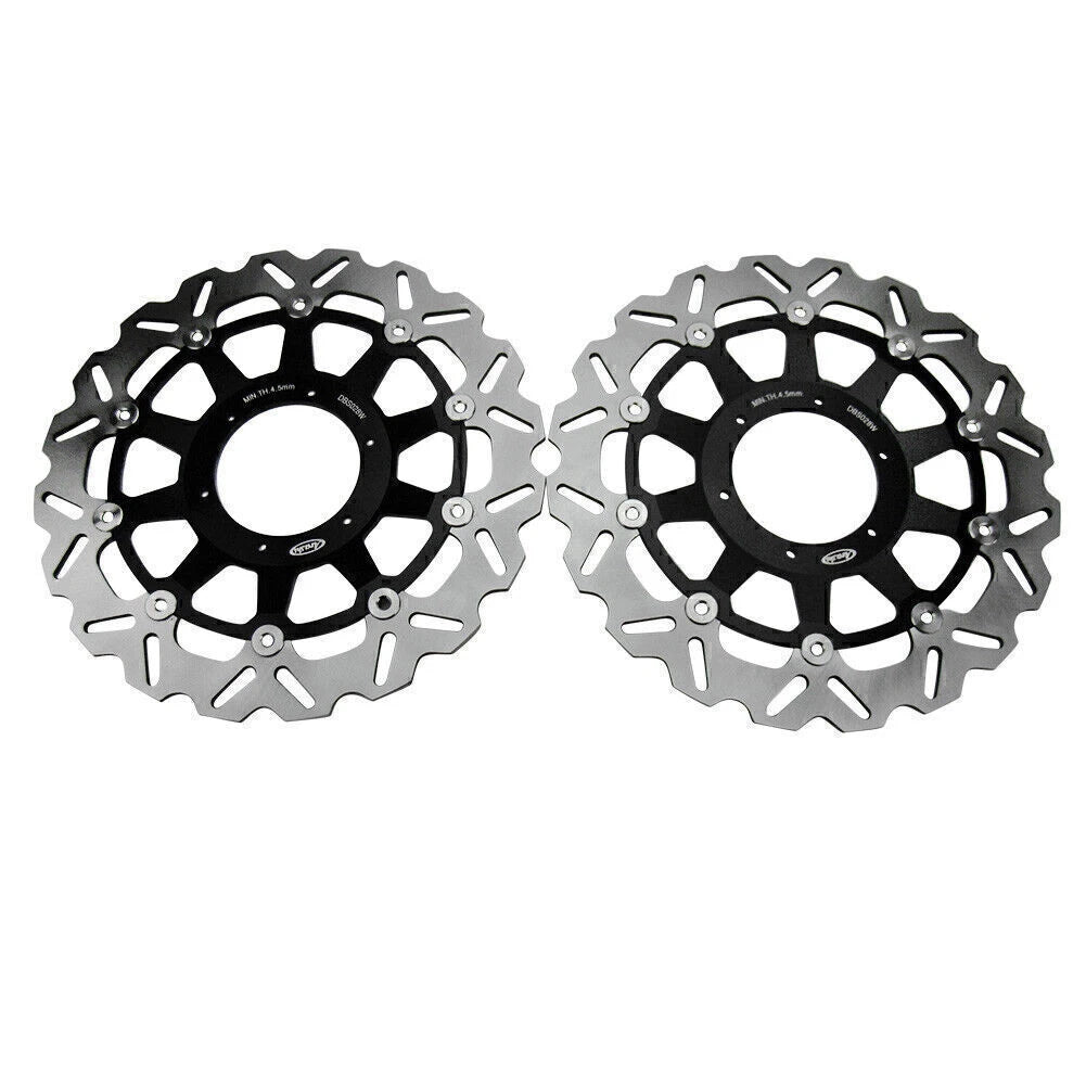 Front Brake Disc Rotors for Honda CBR929RR, CBR954RR (2000-2003) Black