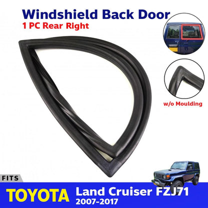 Windshield Back Door w/o mldg SWB RR Fits Toyota Land Cruiser FZJ71 2007-17 D01
