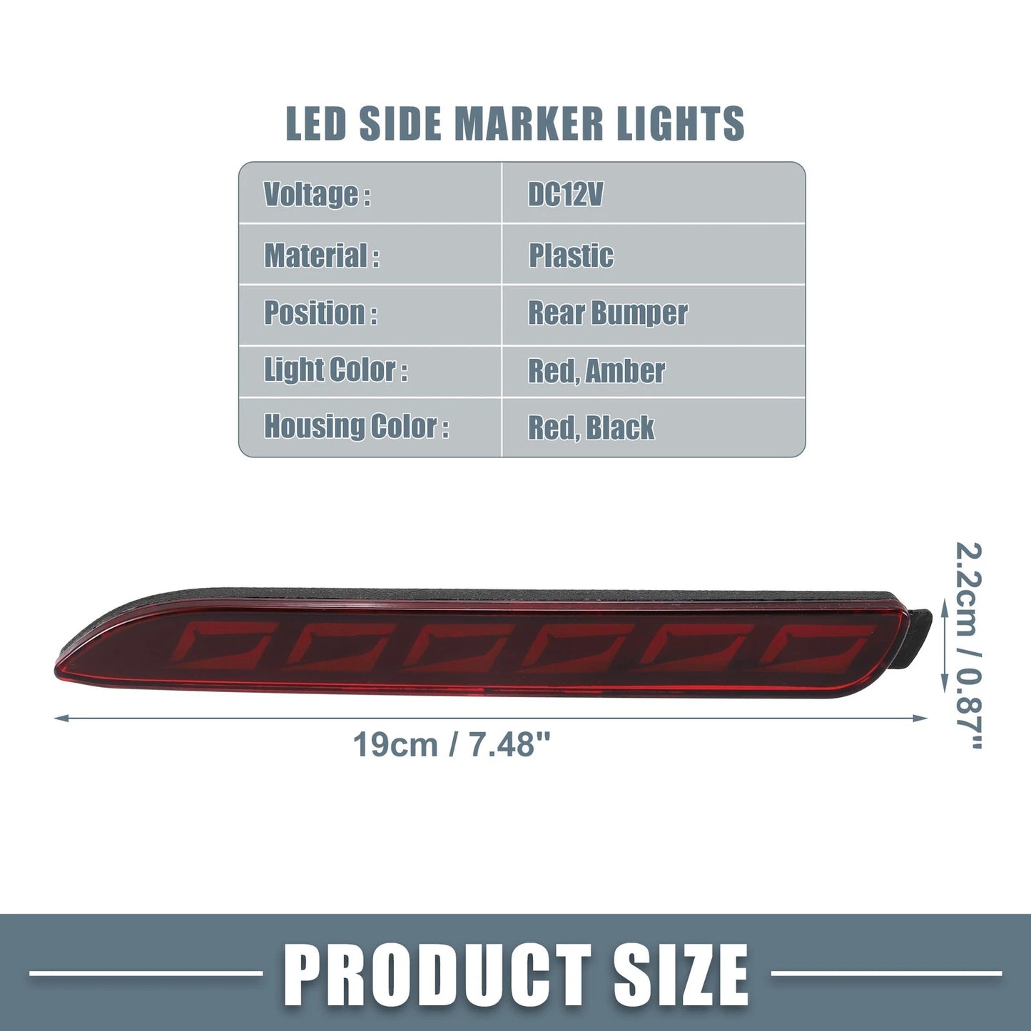 Rear Bumper Reflector Light for Toyota Camry (2018-2023)