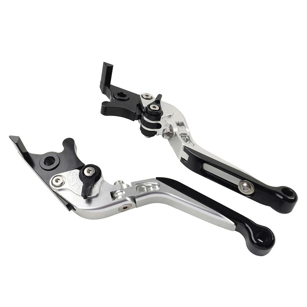Silver CNC Extendable Brake Clutch Levers for BMW S1000XR (2015-2021)