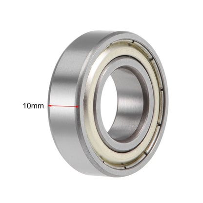 6003ZZ 17x35x10mm 2 x Deep Groove Ball Bearings for Chrome Steel P6