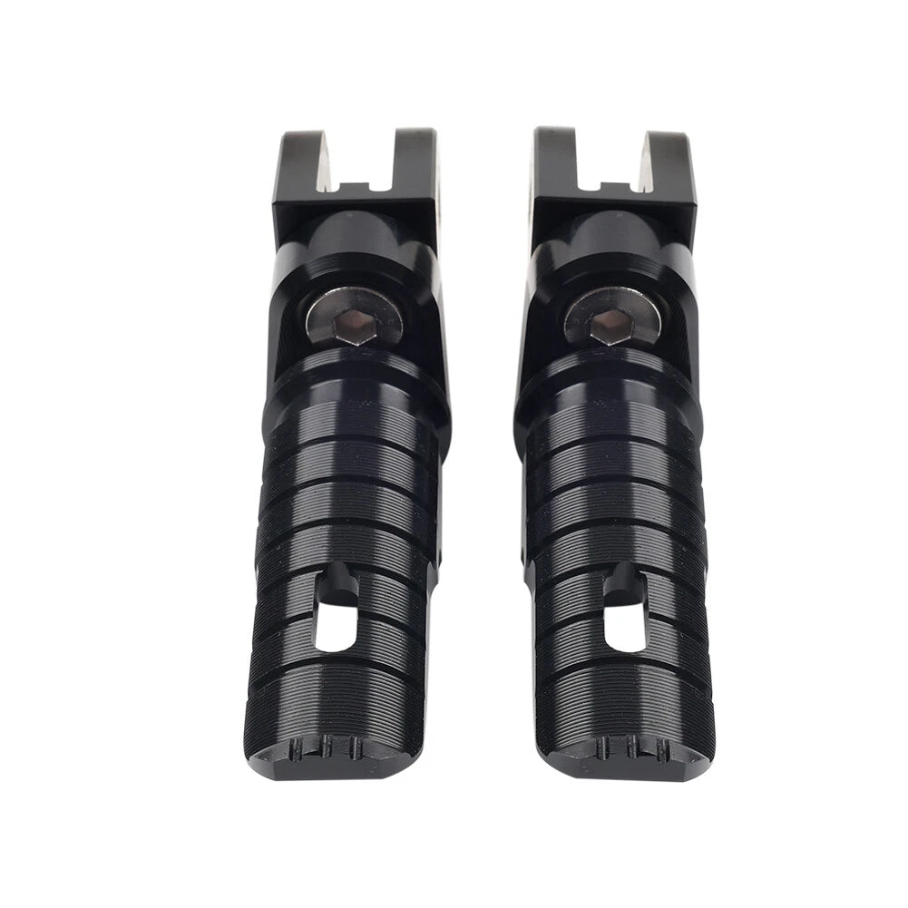 Black Front Footrests for Ducati Monster 821 937 950 1100 1200 Scrambler (2014-2023)