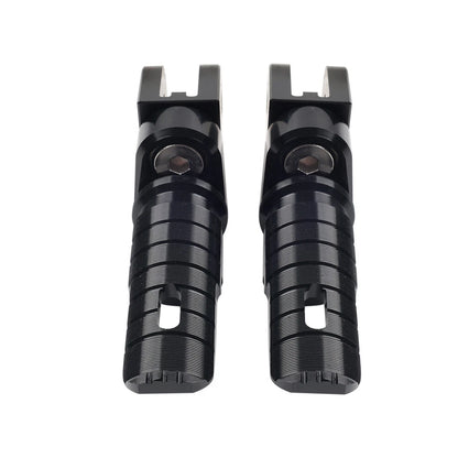 Black Front Footrests for Ducati Monster 821 937 950 1100 1200 Scrambler (2014-2023)
