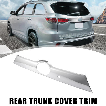 Chrome Plated ABS Trunk Cover Trim Tailgate for Toyota Highlander (2014–2018)
