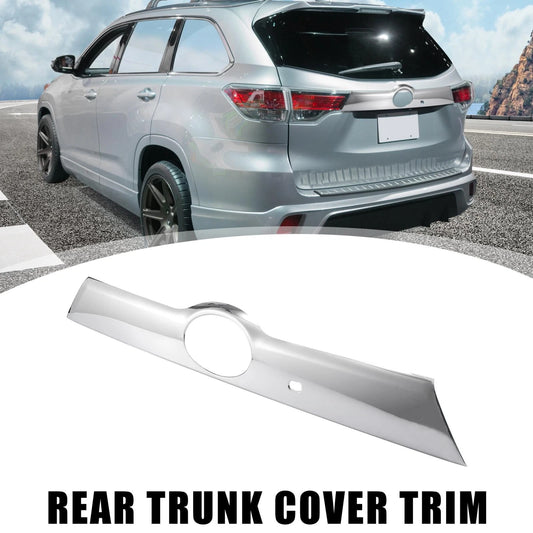 Chrome Plated ABS Trunk Cover Trim Tailgate for Toyota Highlander (2014–2018)