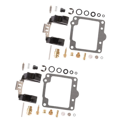 2 x Carburetor Repair Kit with Float for Suzuki GS750E GS750T (1976-1979)