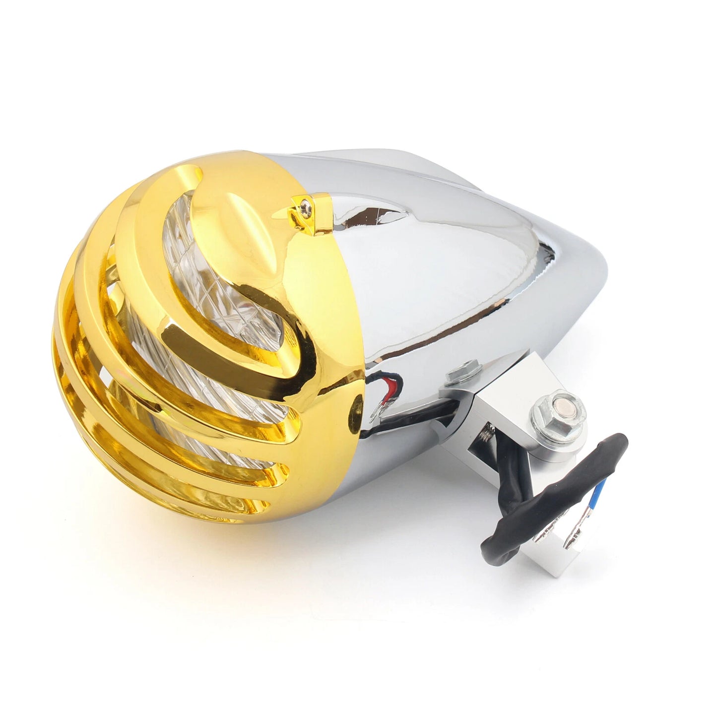 5 1/2" Chrome Headlight for Chopper Bobber
