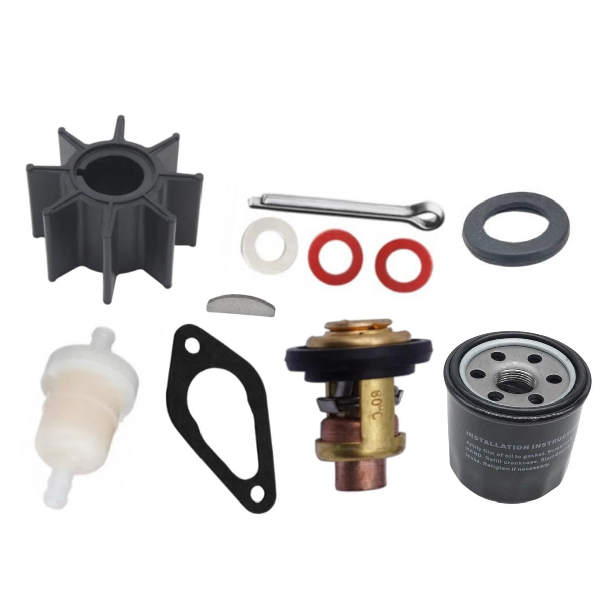 Maintenance Kit for Tohatsu Marine MFS 9.9HP/15HP/20HP Outboard