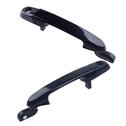 Front Exterior Outside Door Handles Black for Hyundai Accent (2006-2011)