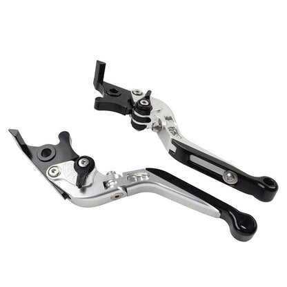 CNC Silver Extendable Brake Clutch Levers for BMW S1000RR S1000R (2015-2019)
