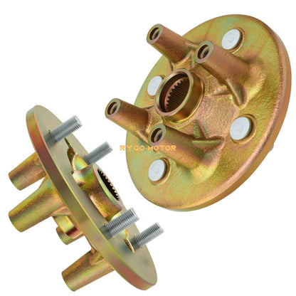 2 x Front Wheel Axle Hub for Yamaha Rhino 700/660/450 4x4 (2004–2013)