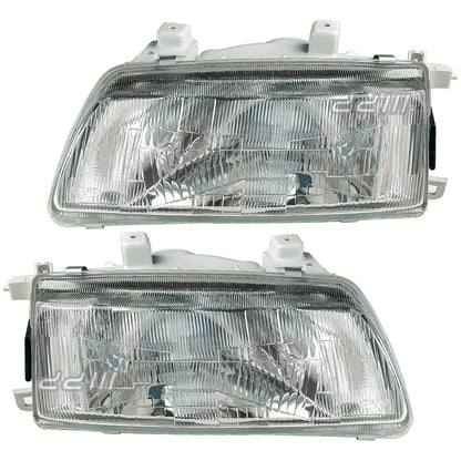 Head Light Glass Lens for Honda Civic EF SH SH4 Sedan (1990-1991) 2 x