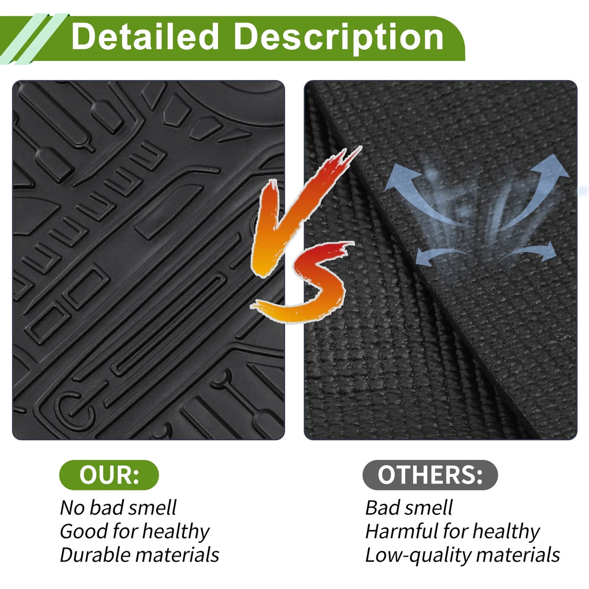 Rear Trunk Mat for Ford Bronco 4-Door (2021-2024) TPE Cargo Liner
