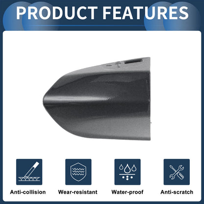Front Left Door Handle Cover for Ford Mustang (2015-2020) ABS Gray 1 Pc