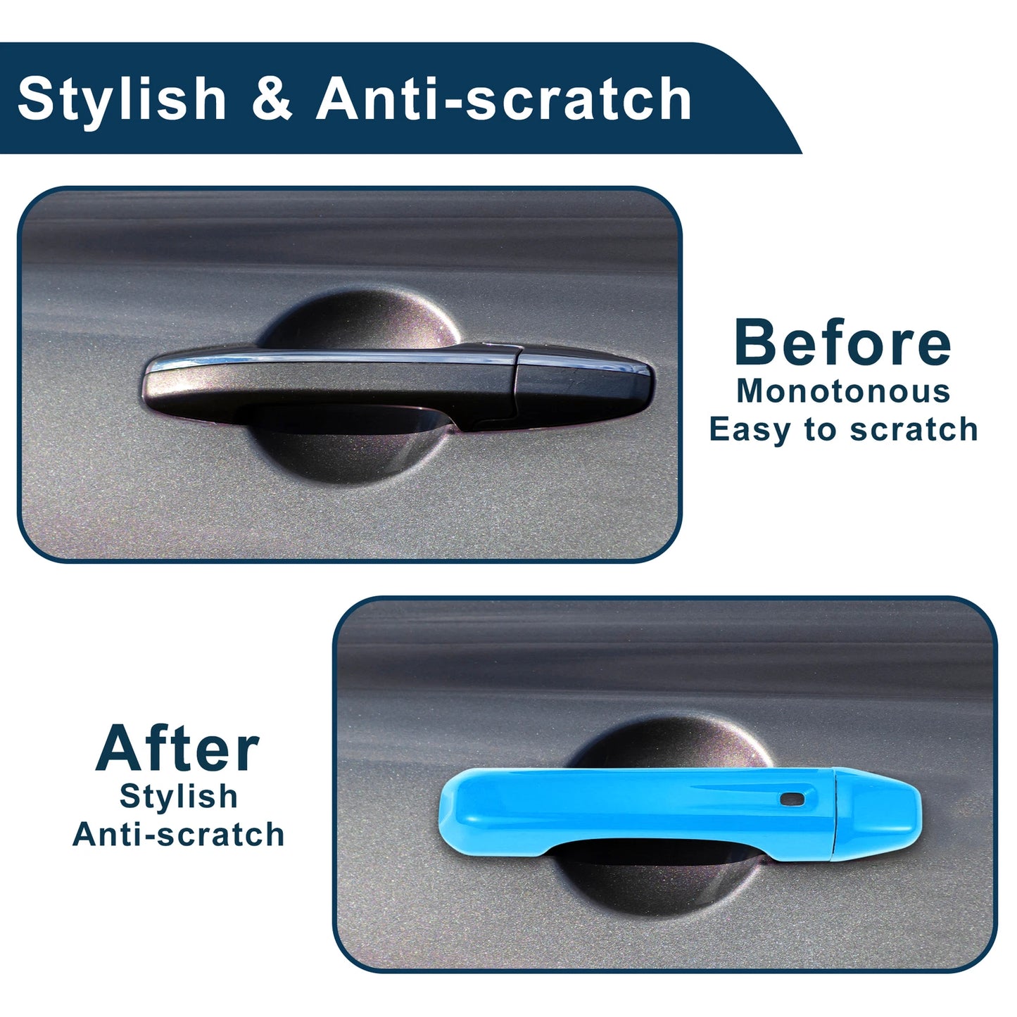 Door Handle Cover Trim for Jeep Wrangler JL Tailgate Handle (2018-2023)