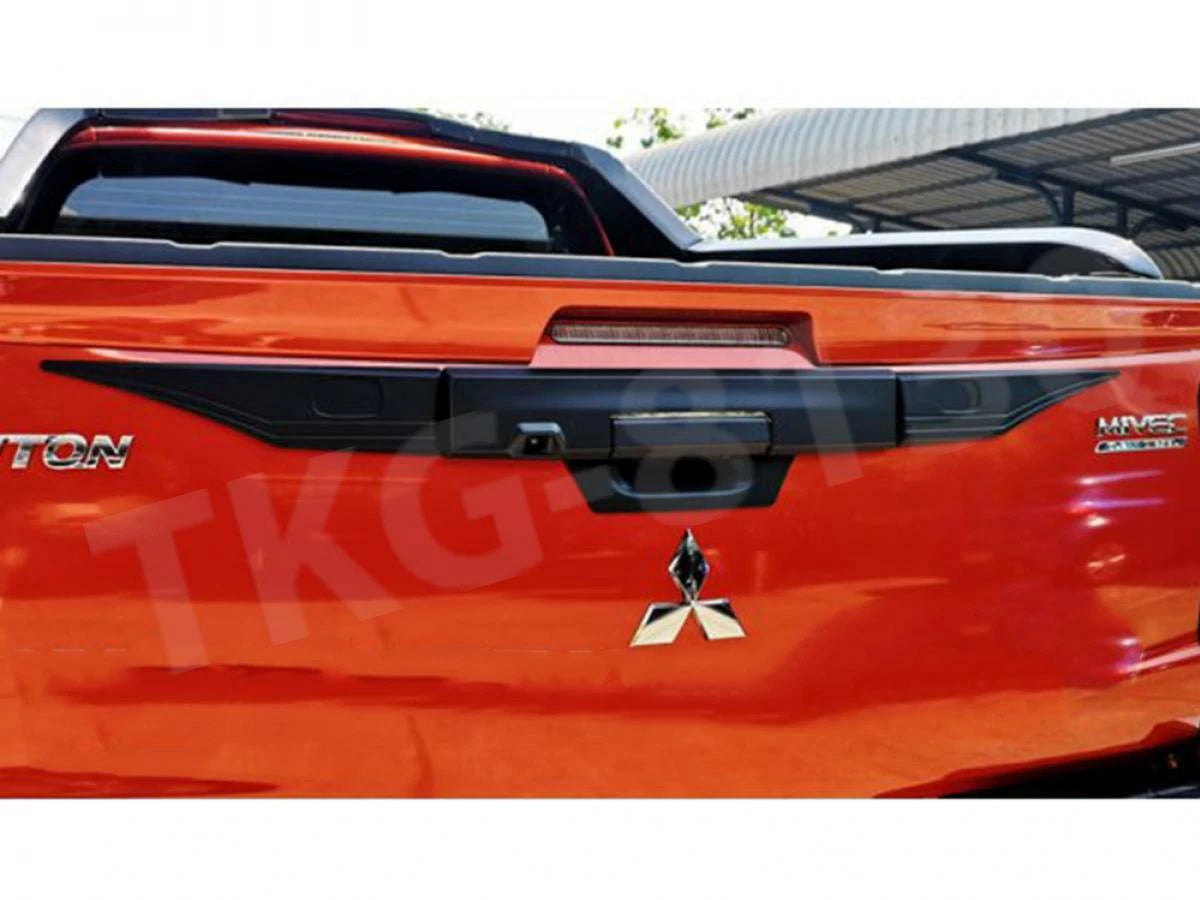 Black Tailgate Accent Line Cover Trim for Mitsubishi L200 Triton (2019-2020)