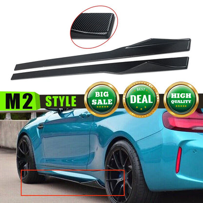 Carbon Painted MP Side Skirts for BMW 2-Series F22 F23 (2014-2020)