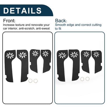 Car Door Anti Kick Pad Sticker Protector for Lexus LX570 (2009-2014)