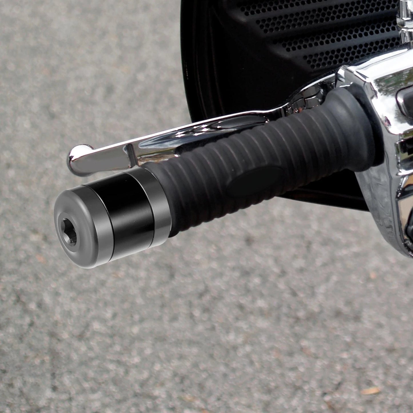 2 x Hand Grip Handlebar End Caps Plug Bar for Yamaha (2014–2020)