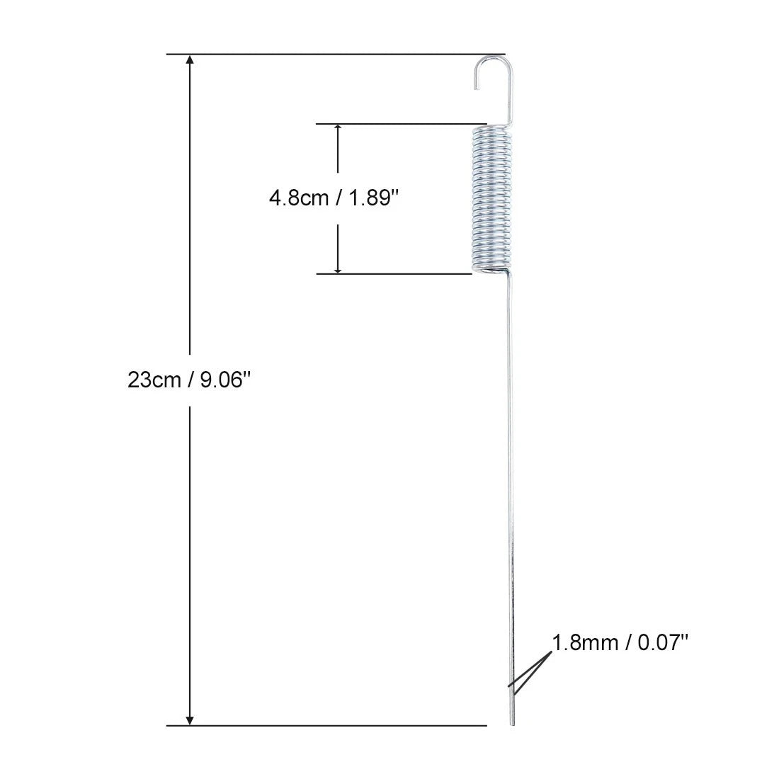 23cm Stand Bracket Kickstand Return Spring for Motorcycle