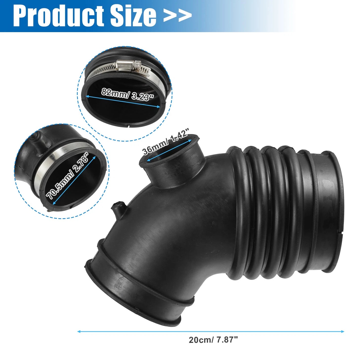 Air Cleaner Intake Hose w/ Clamps for Kia Optima (2000-2005)
