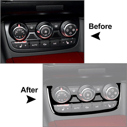 Center Console Air Conditioner Switch Button Cover for Audi TT TTS (2008-2014)