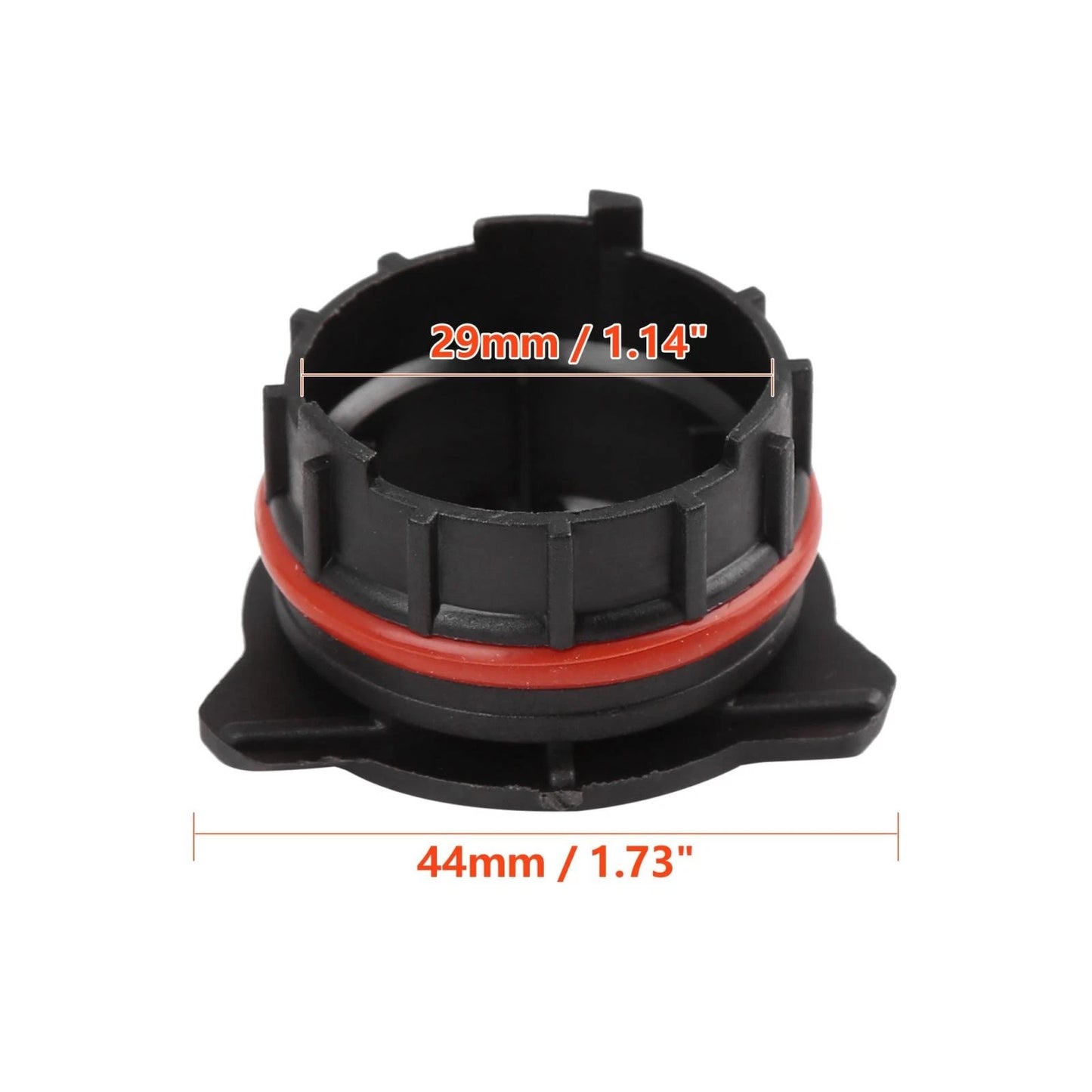 H7 LED Headlight Adapter Base Retainer for BMW E39, Mercedes Benz (1995-2003)