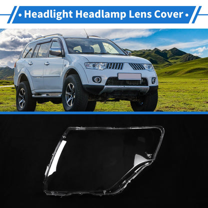 Front Left Headlight Lens Cover for Mitsubishi Pajero (2007-2018)