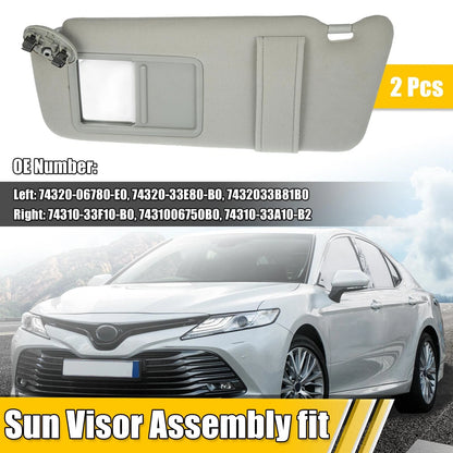 Sun Visor Assembly Kit / 2pcs for Toyota Camry Left/Right