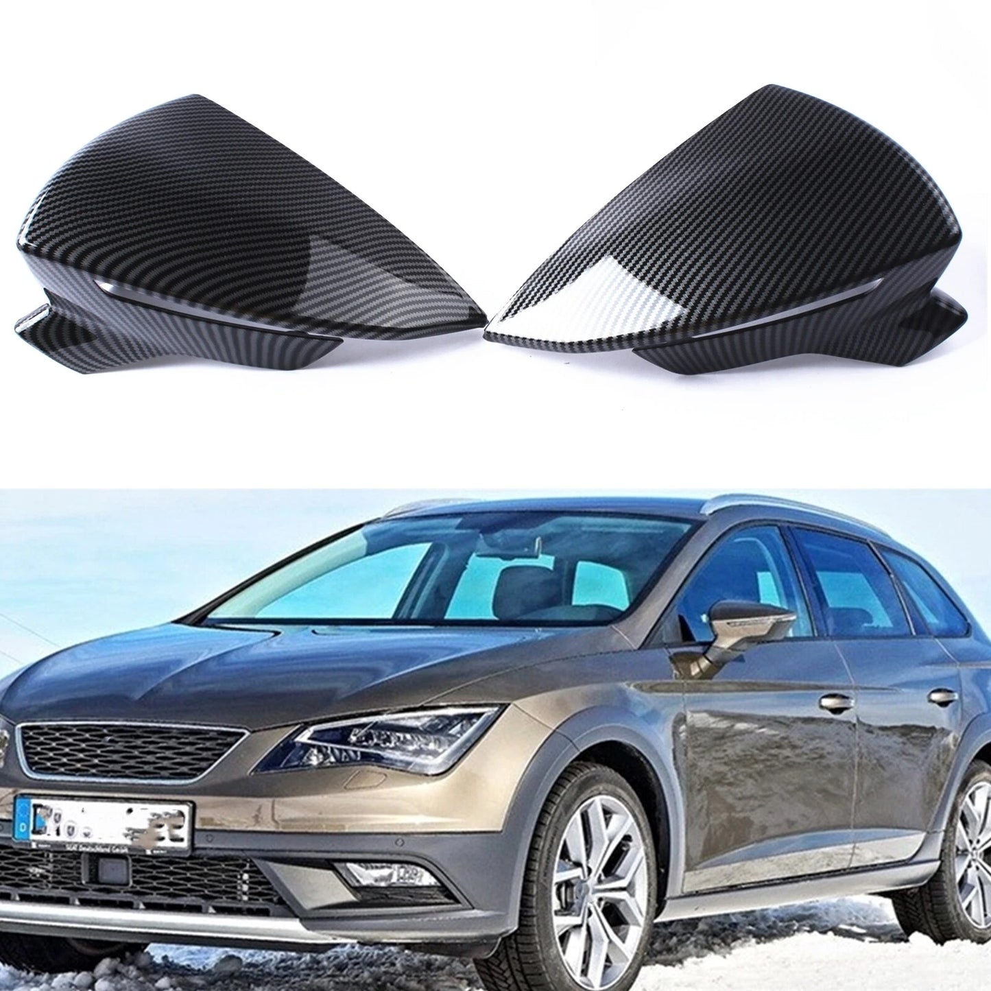 Rear Mirror Cap for Seat Leon MK5 5F (2013-2020)