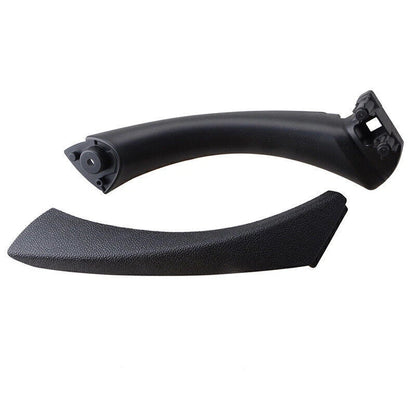 Right Side Black Inner & Outer Door Panel Handle Pull Trim Covers for BMW E90 (2007-2013)
