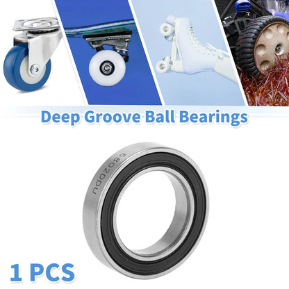 6802DD 15x24x5mm Deep Groove Ball Bearings for Scooter Skateboard Wheel