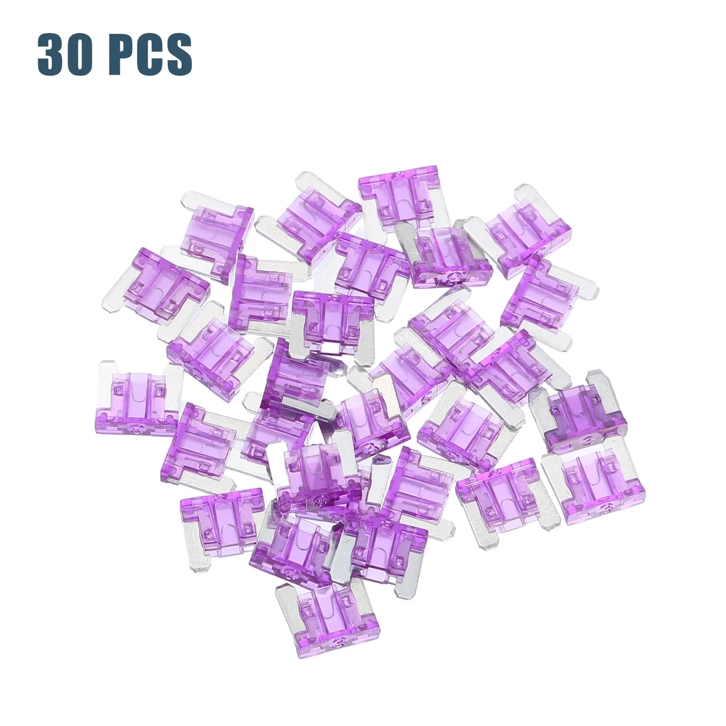 30 Pcs Mini Blade Style Fuses 3A for Automotive