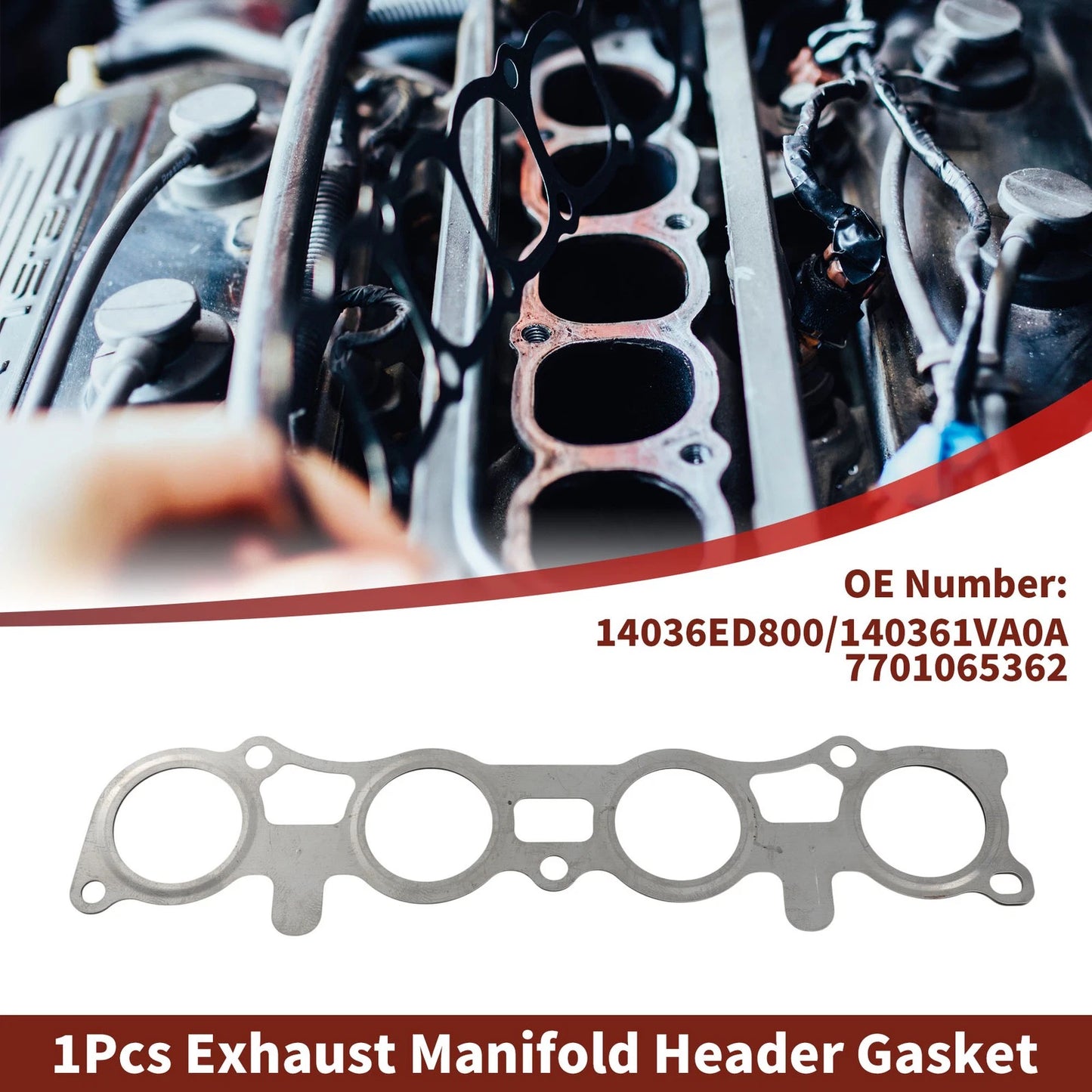 Exhaust Manifold Header Gasket for Nissan Qashqai (2014-2024)