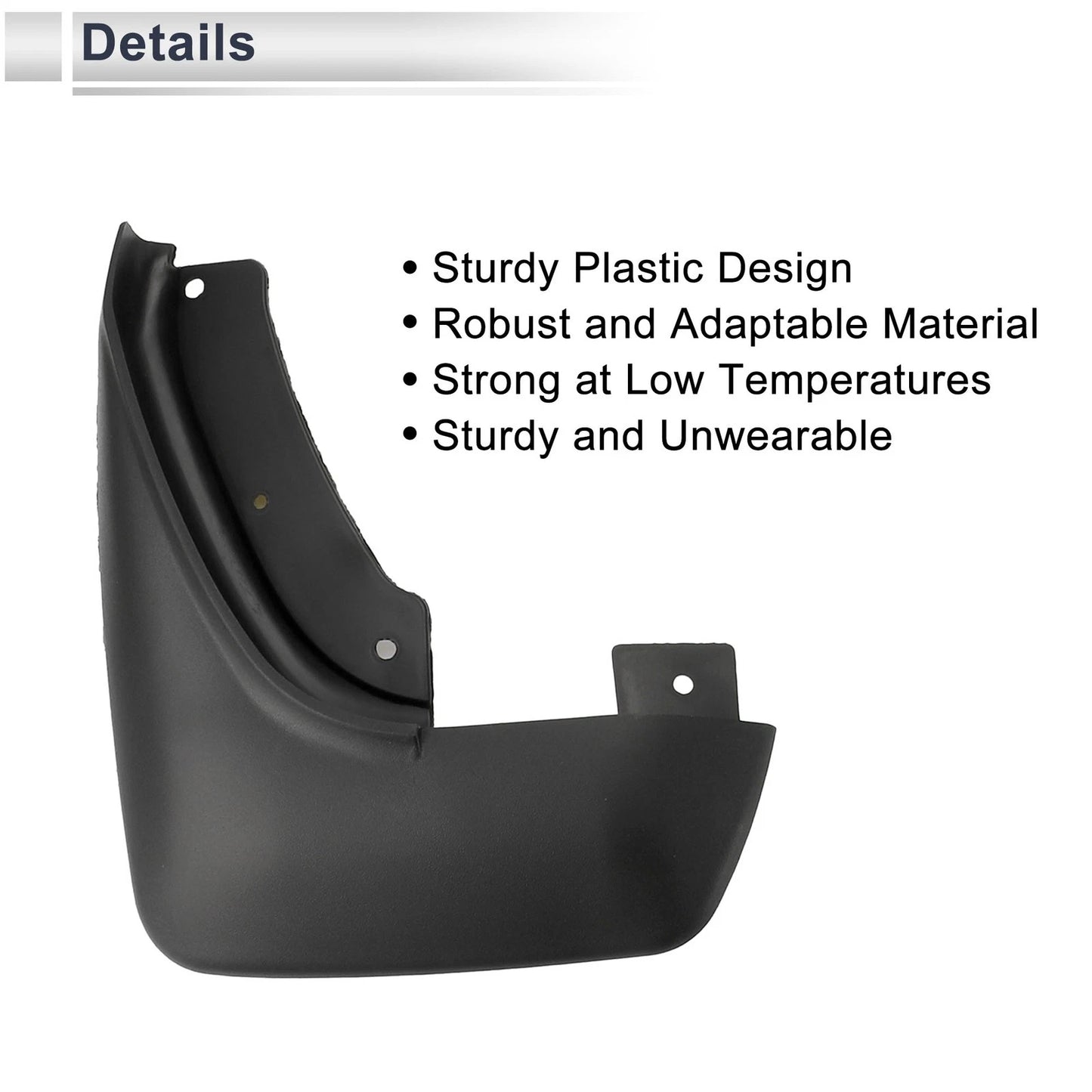 Mud Flaps Splash Guards 1 x Set for Volvo S80 (2007-2015)
