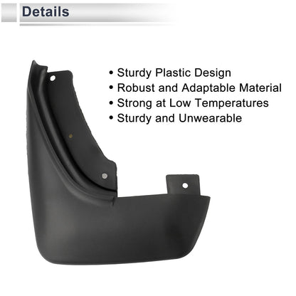 Mud Flaps Splash Guards 1 x Set for Volvo S80 (2007-2015)