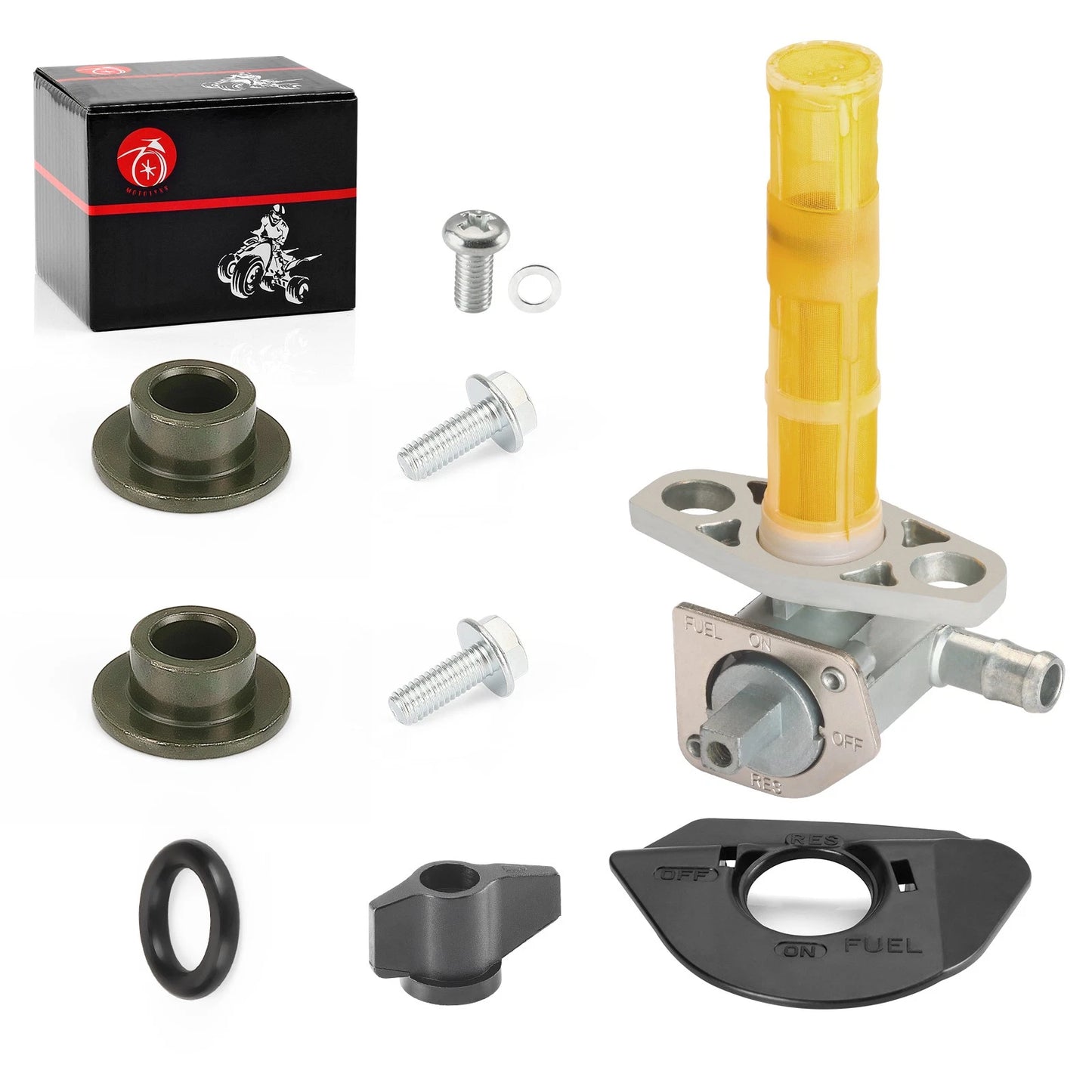 Fuel Petcock w/ Mark Plate Kit for Honda TRX450R/ER (2004-2009)