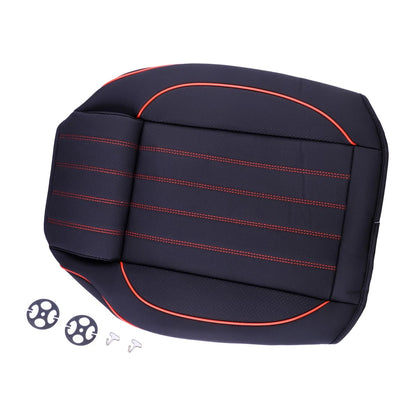 5D Black Car Leather Front Seat Cushion Covers for Universal Fit (2023)