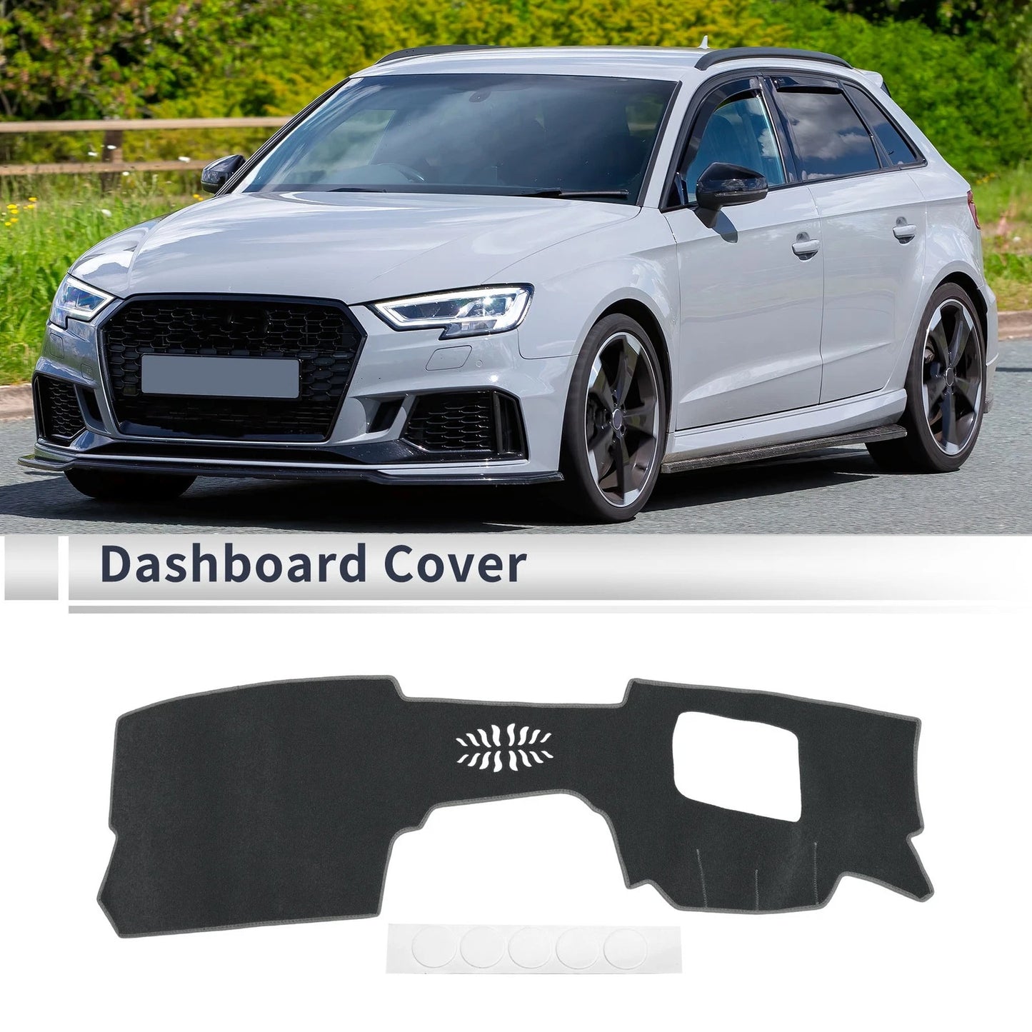 Dashboard Cover Mat for Mazda CX-30 2020-2024 HUD Sun Protector Gray