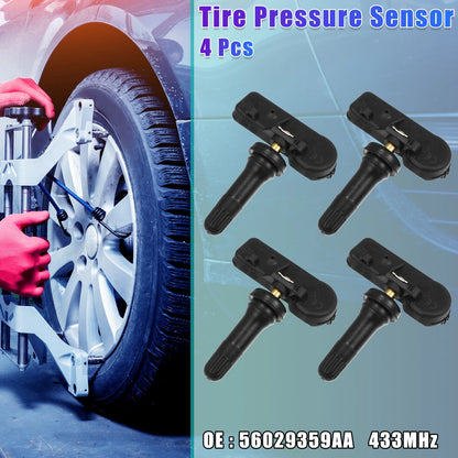 4 x Tire Pressure Sensor 433MHz for Jeep Commander Limited Sport