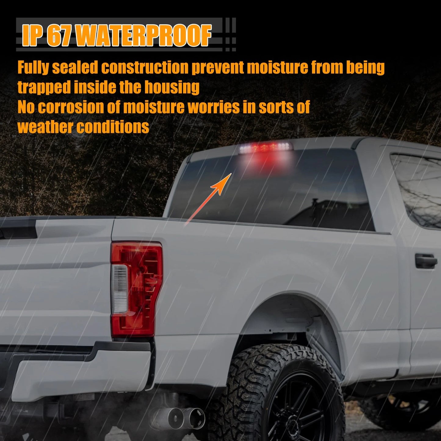 LED Third High Mount Brake Light for Ford F-250 Super Duty (2011-2016)