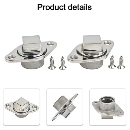 Sleek Design Polished 316 Stainless Steel Boat Drains - Convenient Pack