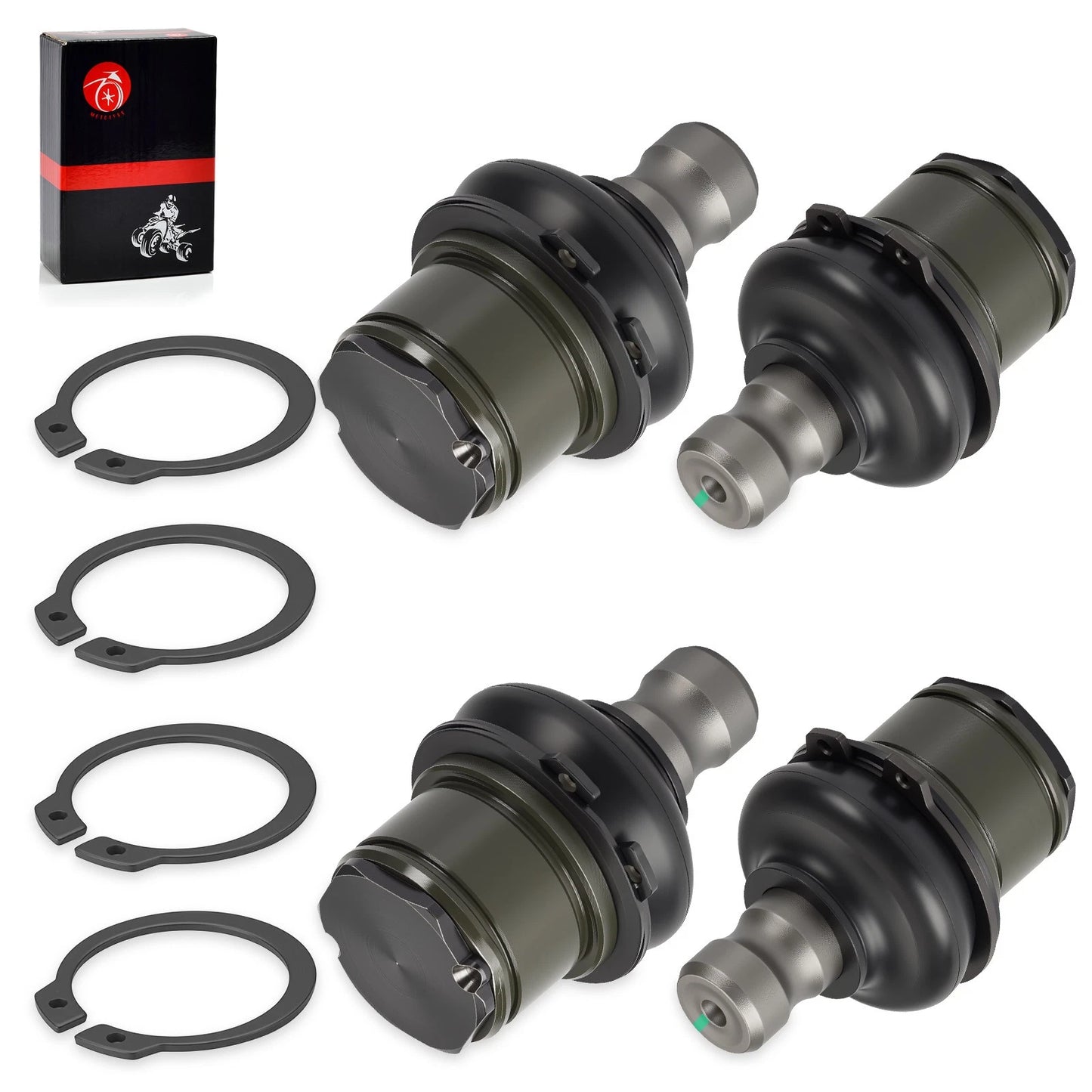 4xUpper/Lower Ball Joint Set for Arctic Cat 500/550/570/650/700/1000 (2000–2010)